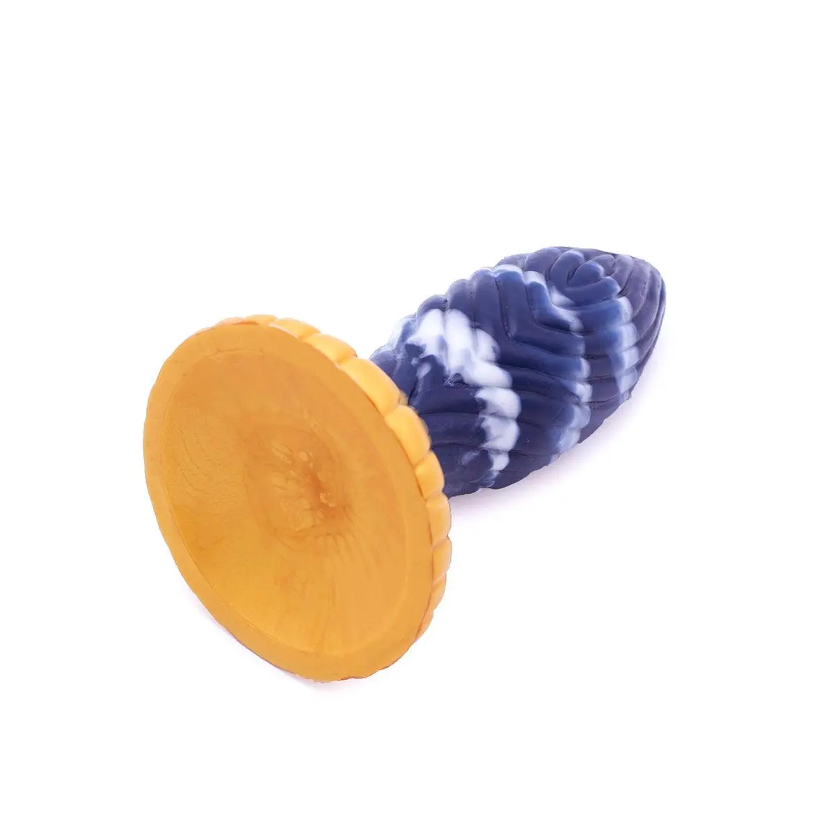 Kiotos Monstar - Buttplug/Anaal Dildo Beast 39 - 17.5 X 5.5 Cm - Blauw/Goud/Wit 5 Kiotos Monstar - Buttplug/Anaal Dildo Beast 39 - 17.5 X 5.5 Cm - Blauw/Goud/Wit - Afbeelding 5