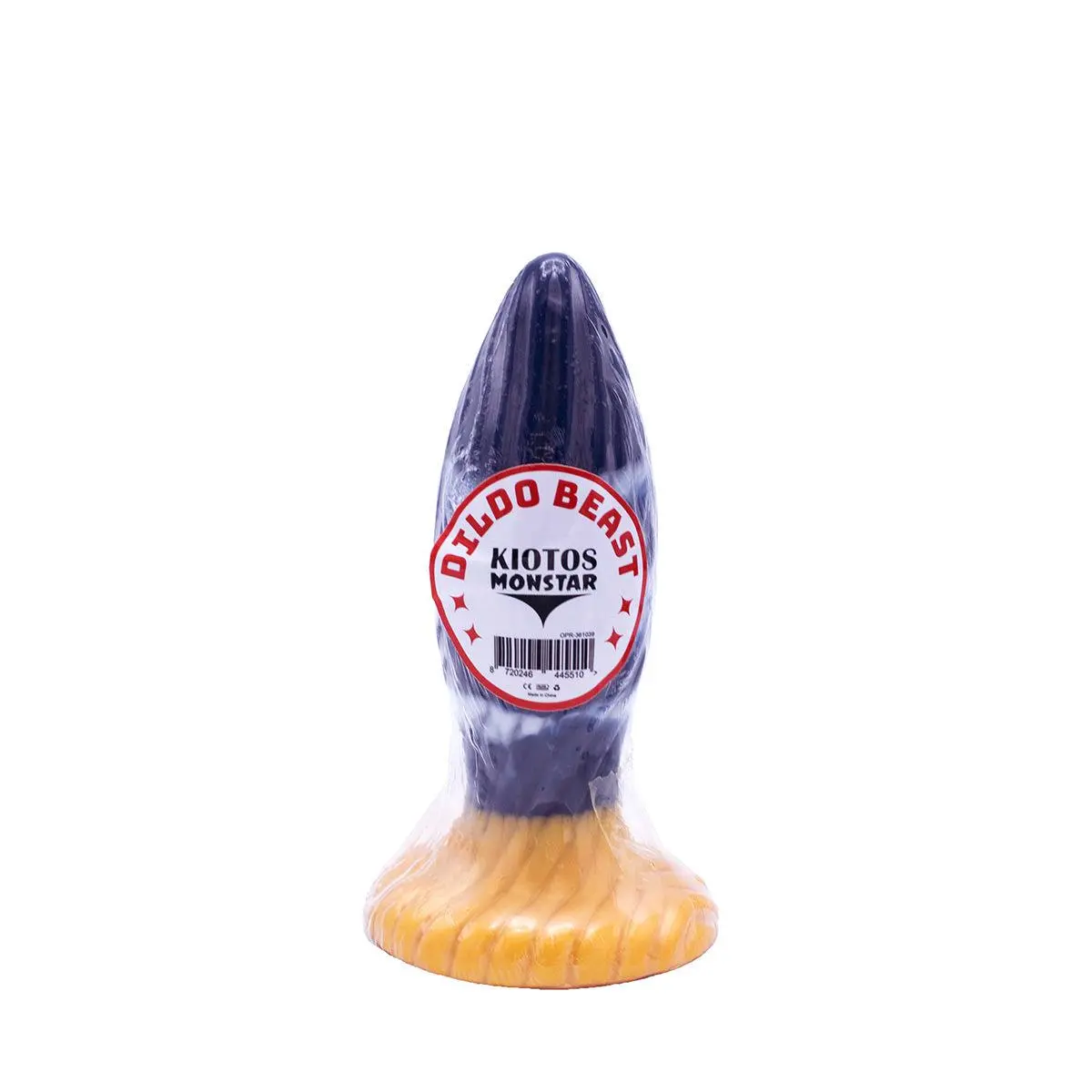 Kiotos Monstar - Buttplug/Anaal Dildo Beast 39 - 17.5 X 5.5 Cm - Blauw/Goud/Wit 8 Kiotos Monstar - Buttplug/Anaal Dildo Beast 39 - 17.5 X 5.5 Cm - Blauw/Goud/Wit - Afbeelding 8