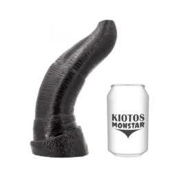 Kiotos Monstar - Dildo ALIENWORM 25 X 6,5 Cm - Zwart