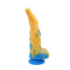 Kiotos Monstar - Dildo Beast 17 - Goud/Blauw/Wit 11 Kiotos Monstar - Dildo Beast 17 - Goud/Blauw/Wit -Cock & Ball Toys winkel Kiotos Monstar Dildo Beast 17 goudblauwwit 3