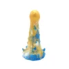 Kiotos Monstar - Dildo Beast 20 - Goud/Blauw/Wit