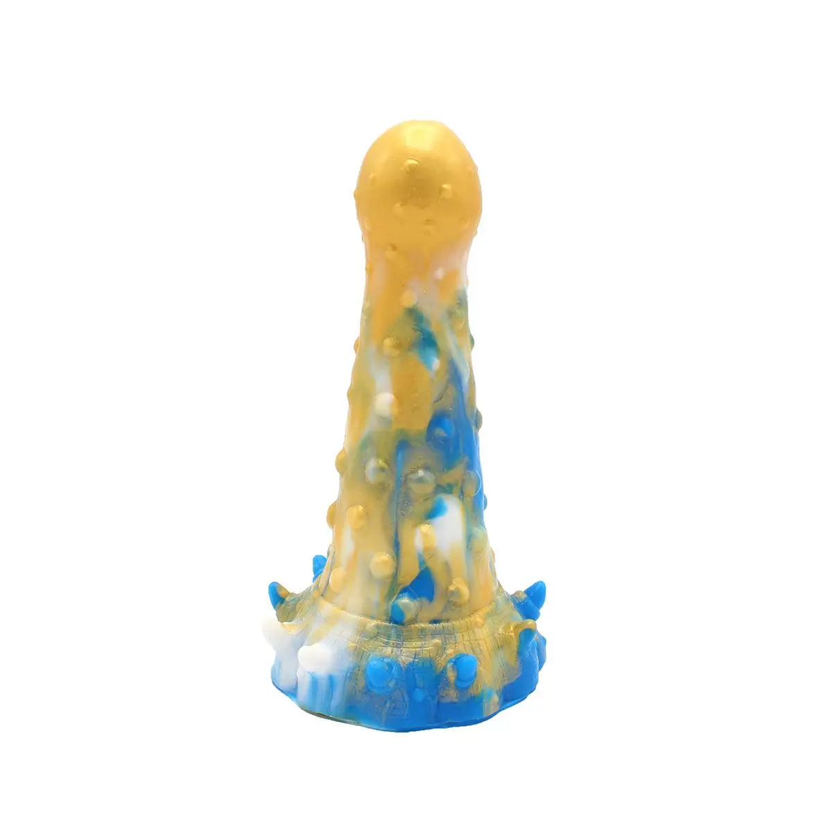 Kiotos Monstar - Dildo Beast 20 - Goud/Blauw/Wit 1 Kiotos Monstar - Dildo Beast 20 - Goud/Blauw/Wit