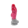 Kiotos Monstar - Dildo Beast 23 - 23,5 X 6,5 Cm - Roze/Grijs/Wit