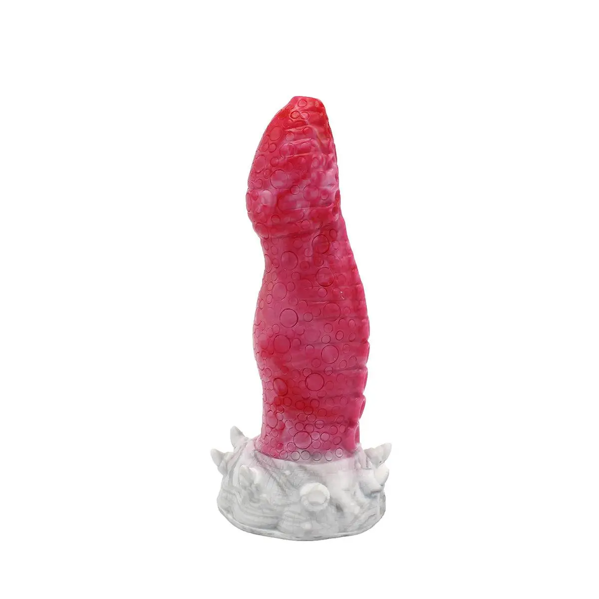 Kiotos Monstar - Dildo Beast 24 - 21 X 6 Cm - Roze/Grijs/Wit 5 Kiotos Monstar - Dildo Beast 24 - 21 X 6 Cm - Roze/Grijs/Wit - Afbeelding 5