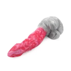 Kiotos Monstar - Dildo Beast 25 - 22 X 6 Cm - Roze/Grijs/Wit -Cock & Ball Toys winkel Kiotos Monstar Dildo Beast 25 22 x 6 cm rozegrijswit 7