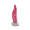 Kiotos Monstar - Dildo Beast 27 - 21 X 5.8 Cm- Roze/Grijs/Wit