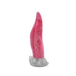 Kiotos Monstar - Dildo Beast 27 - 21 X 5.8 Cm- Roze/Grijs/Wit