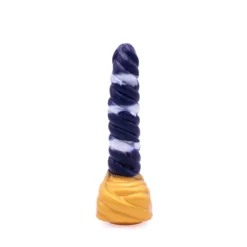 Kiotos Monstar - Dildo Beast 37 - 23.5 X 4 Cm - Wit/Goud/Blauw -Cock & Ball Toys winkel Kiotos Monstar Dildo Beast 37 23 5 x 4 cm witgoudblauw 6