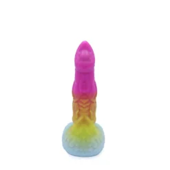 Kiotos Monstar - Dildo Beast No. 49 - Roze/Wit/Geel -Cock & Ball Toys winkel Kiotos Monstar Dildo Beast No 49 rozewitgeel 3