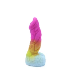 Kiotos Monstar - Dildo Beast No. 49 - Roze/Wit/Geel -Cock & Ball Toys winkel Kiotos Monstar Dildo Beast No 49 rozewitgeel 4