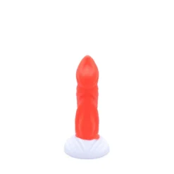 Kiotos Monstar - Dildo Beast No. 52 - Oranje/Wit -Cock & Ball Toys winkel Kiotos Monstar Dildo Beast No 52 oranjewit 3