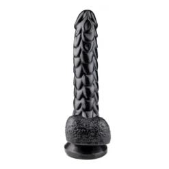 Kiotos Monstar - Dildo ECHO 24,5 X 4 Cm - Zwart -Cock & Ball Toys winkel Kiotos Monstar Dildo Echo 245 x 4 cm zwart 3
