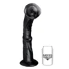Kiotos Monstar - Dildo ZEBRASTORM 35 X 8,2 Cm - Zwart