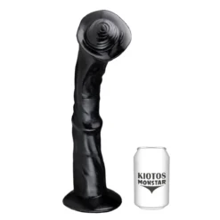 Kiotos Monstar - Dildo ZEBRASTORM 35 X 8,2 Cm - Zwart