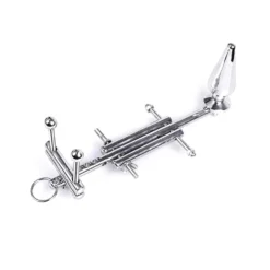 Kiotos Steel - 4 In 1 CBT Device (Anaalplug/Ballstretcher/Ballcrusher/Erectie Voorkomen)