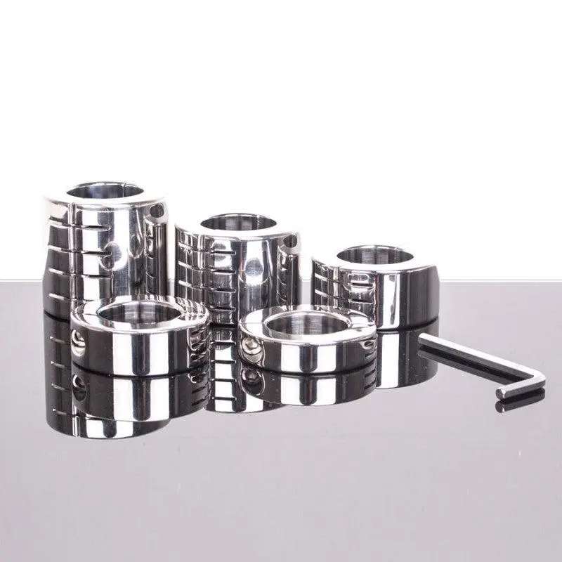 Kiotos Steel - Ballstretcher RVS Met Groeven Scharnierend 14 Mm Hoog Ø 35 Mm 4 Kiotos Steel - Ballstretcher RVS Met Groeven Scharnierend 14 Mm Hoog Ø 35 Mm - Afbeelding 4