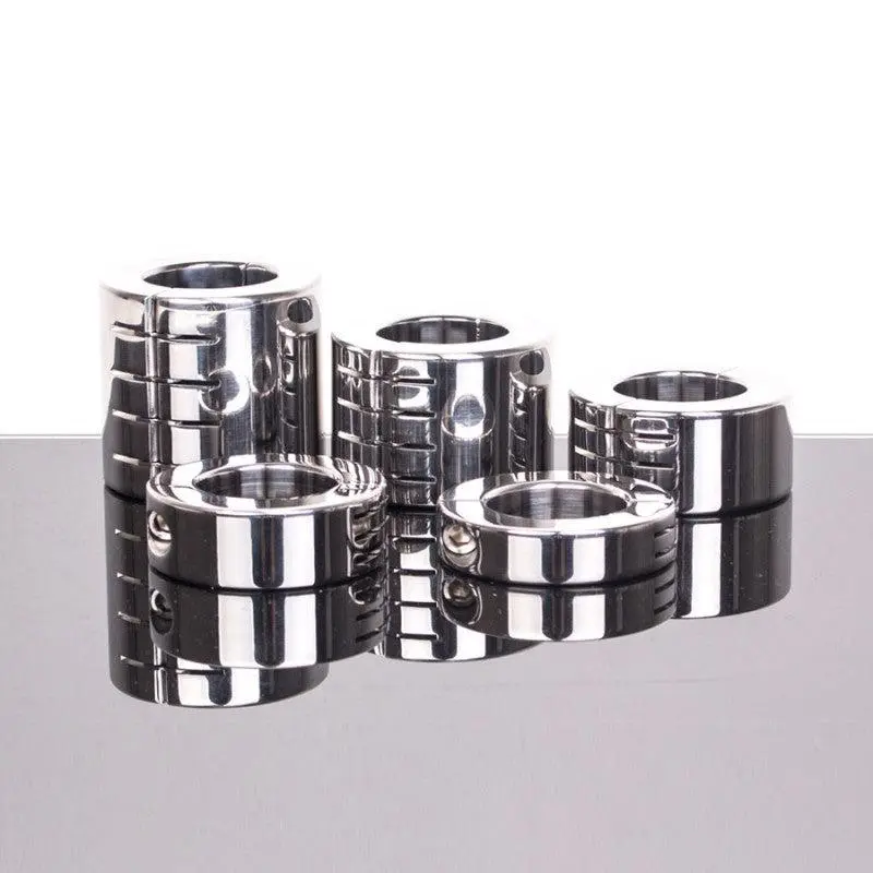 Kiotos Steel - Ballstretcher RVS Met Groeven Scharnierend 20 Mm Hoog Ø 35 Mm 3 Kiotos Steel - Ballstretcher RVS Met Groeven Scharnierend 20 Mm Hoog Ø 35 Mm - Afbeelding 3