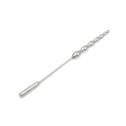 Kiotos Steel - Elegante Geribbelde Dilator - Diameter 6 Tot 12 Mm