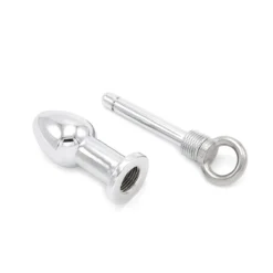 Kiotos Steel - Holle Buttplug Van RVS Met Afsluitschroef - Small -Cock & Ball Toys winkel Kiotos Steel Holle Buttplug van RVS met afsluitschroef small 4