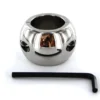 Kiotos Steel - Ovalen Ball Stretcher RVS 30 Mm Breed - 410 Gram