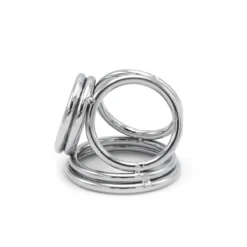 Kiotos Steel - Quadruple Cock & Ball Ring -Cock & Ball Toys winkel Kiotos Steel Quadruple Cock Ball Ring 3