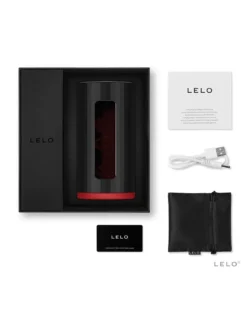 LELO - F1S V2 Interactieve Masturbator Met App Control - Rood -Cock & Ball Toys winkel LELO F1S V2 Interactieve masturbator met App Control rood 3
