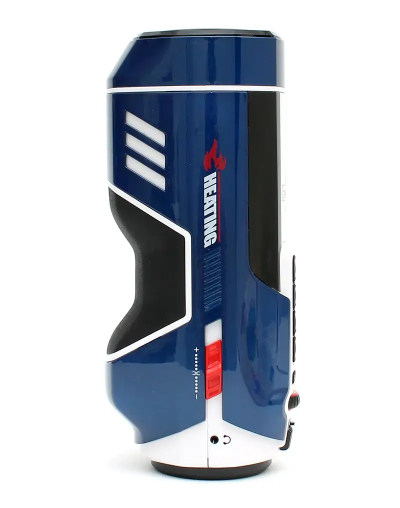 Leten - SM Future Pro Super Masturbator Stotend, Verwarmend, Met Geluid, Met DroogFunctie - Wit/Blauw 4 Leten - SM Future Pro Super Masturbator Stotend, Verwarmend, Met Geluid, Met DroogFunctie - Wit/Blauw - Afbeelding 4