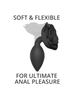 Love To Love - Open Roos Buttplug - Maat L - Zwart -Cock & Ball Toys winkel Love to love Open Roos Buttplug maat L zwart 4