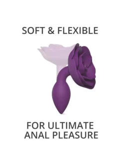 Love To Love - Open Roos Buttplug - Maat S - Paars -Cock & Ball Toys winkel Love to love Open Roos Buttplug maat S paars 4