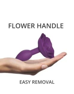 Love To Love - Open Roos Buttplug - Maat S - Paars -Cock & Ball Toys winkel Love to love Open Roos Buttplug maat S paars 5