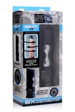 LoveBotz Beat It Roterende Masturbator USB Oplaadbaar -Cock & Ball Toys winkel LoveBotz Beat It Roterende Masturbator USB Oplaadbaar 6