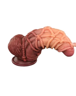 LoveToy - XXL Extreme Dildo Met Touw Motief - Lengte 24 Cm - Bruin/Nude 25 LoveToy - XXL Extreme Dildo Met Touw Motief - Lengte 24 Cm - Bruin/Nude -Cock & Ball Toys winkel LoveToy XXL Extreme Dildo met Touw Motief Lengte 24 cm BruinNude 10