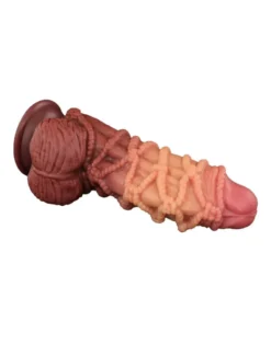 LoveToy - XXL Extreme Dildo Met Touw Motief - Lengte 24 Cm - Bruin/Nude 26 LoveToy - XXL Extreme Dildo Met Touw Motief - Lengte 24 Cm - Bruin/Nude -Cock & Ball Toys winkel LoveToy XXL Extreme Dildo met Touw Motief Lengte 24 cm BruinNude 11