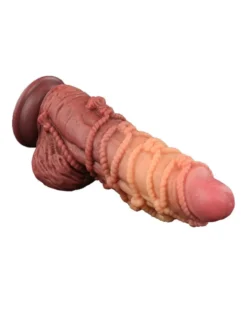 LoveToy - XXL Extreme Dildo Met Touw Motief - Lengte 24 Cm - Bruin/Nude 28 LoveToy - XXL Extreme Dildo Met Touw Motief - Lengte 24 Cm - Bruin/Nude -Cock & Ball Toys winkel LoveToy XXL Extreme Dildo met Touw Motief Lengte 24 cm BruinNude 13