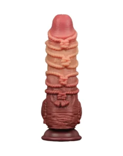 LoveToy - XXL Extreme Dildo Met Touw Motief - Lengte 24 Cm - Bruin/Nude 23 LoveToy - XXL Extreme Dildo Met Touw Motief - Lengte 24 Cm - Bruin/Nude -Cock & Ball Toys winkel LoveToy XXL Extreme Dildo met Touw Motief Lengte 24 cm BruinNude 8