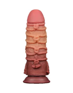 LoveToy - XXL Extreme Dildo Met Touw Motief - Lengte 24,5 Cm - Bruin/Lichte Huidskleur 19 LoveToy - XXL Extreme Dildo Met Touw Motief - Lengte 24,5 Cm - Bruin/Lichte Huidskleur -Cock & Ball Toys winkel LoveToy XXL Extreme Dildo met Touw Motief Lengte 245 cm BruinLichte Huidskleur 4
