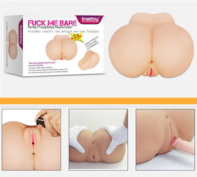 Lovetoy - F*ck Me Bare Perfect Pussy & Ass Masturbator Buikpositie 8 Lovetoy - F*ck Me Bare Perfect Pussy & Ass Masturbator Buikpositie - Afbeelding 8