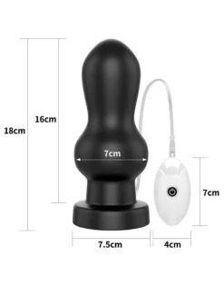 Lovetoy - King Size Vibrerende Buttplug Rammer 18 Cm - Zwart 10 Lovetoy - King Size Vibrerende Buttplug Rammer 18 Cm - Zwart -Cock & Ball Toys winkel Lovetoy King Size Vibrerende Buttplug Rammer 18 cm zwart 3