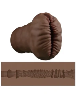 Lovetoy - Stroker Masturbator Alien's Pie 2 - Donkere Huidskleur -Cock & Ball Toys winkel Lovetoy Stroker Masturbator ALIENS PIE 2 donkere huidskleur 3