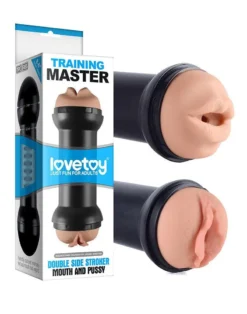 Lovetoy - Training Master - Dubbele Masturbator - Mouth & Pussy