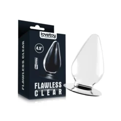 Lovetoy - Transparante Buttplug Flawless 11.5 X 6 Cm