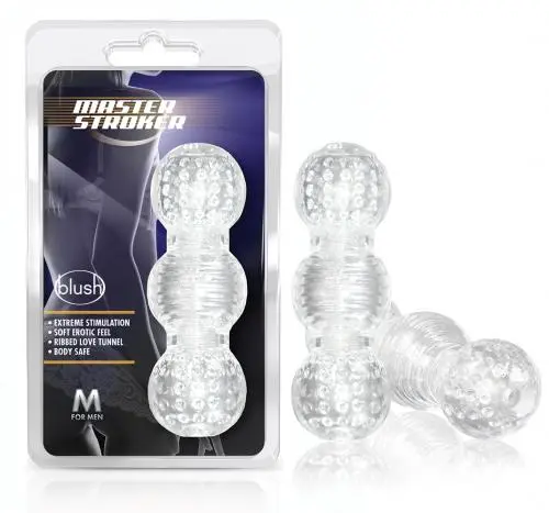 M For Men Master Stroker Masturbator - Transparant 2 M For Men Master Stroker Masturbator - Transparant - Afbeelding 2