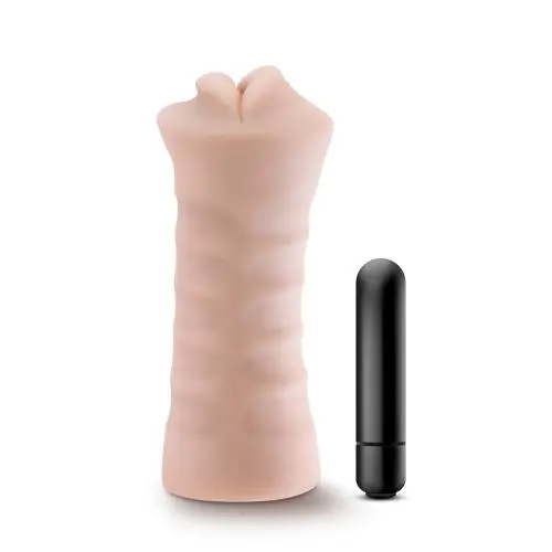 M For Men - Skye Masturbator Met Bullet Vibrator - Mond 2 M For Men - Skye Masturbator Met Bullet Vibrator - Mond - Afbeelding 2