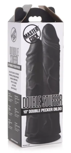 Master Cock Double Stuffer Dubbele Dildo 25 Cm - Zwart 9 Master Cock Double Stuffer Dubbele Dildo 25 Cm - Zwart -Cock & Ball Toys winkel Master Cock Double Stuffer Dubbele Dildo 25 cm zwart 5