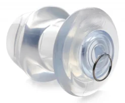 EDC Master Series - Holle Transparante Anaal Plug Met Stop -Cock & Ball Toys winkel Master Series Holle Transparante Anaal Plug Met Stop 3