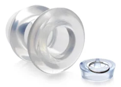 EDC Master Series - Holle Transparante Anaal Plug Met Stop -Cock & Ball Toys winkel Master Series Holle Transparante Anaal Plug Met Stop 4