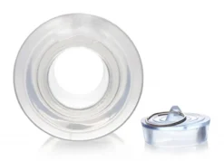 EDC Master Series - Holle Transparante Anaal Plug Met Stop -Cock & Ball Toys winkel Master Series Holle Transparante Anaal Plug Met Stop 5