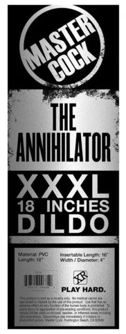 EDC Master Series - The Annihilator XXXL Dildo 8 EDC Master Series - The Annihilator XXXL Dildo -Cock & Ball Toys winkel Master Series The Annihilator XXXL Dildo 4