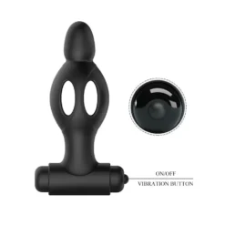 Mr. Play Vibrerende Anaal Plug Met Bullet Vibrator Aan Onderkant -Cock & Ball Toys winkel Mr Play vibrerende anaal plug met bullet vibrator aan onderkant 5