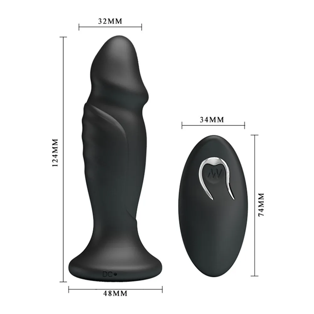 Mr. Play Vibrerende Oplaadbare Anaal Plug Met Afstandsbediening - P-Shape 5 Mr. Play Vibrerende Oplaadbare Anaal Plug Met Afstandsbediening - P-Shape - Afbeelding 5